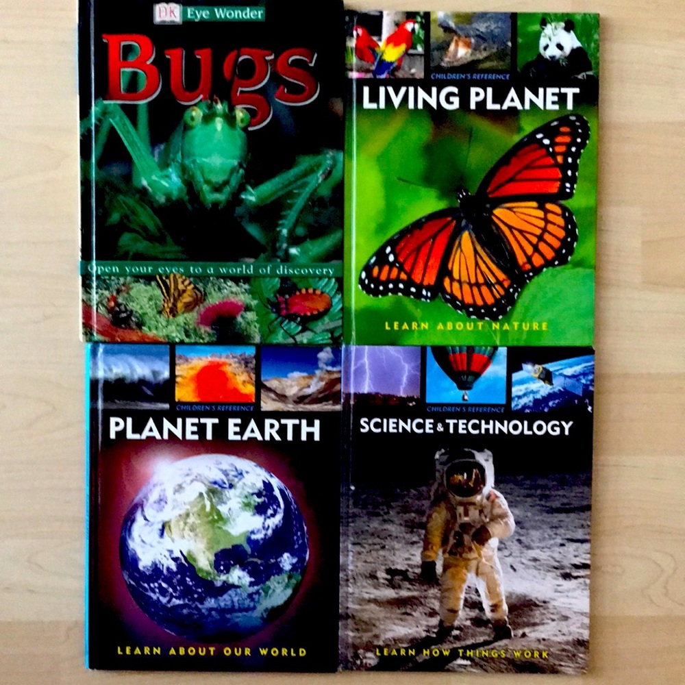Lot of 4 Educational Books for Children
